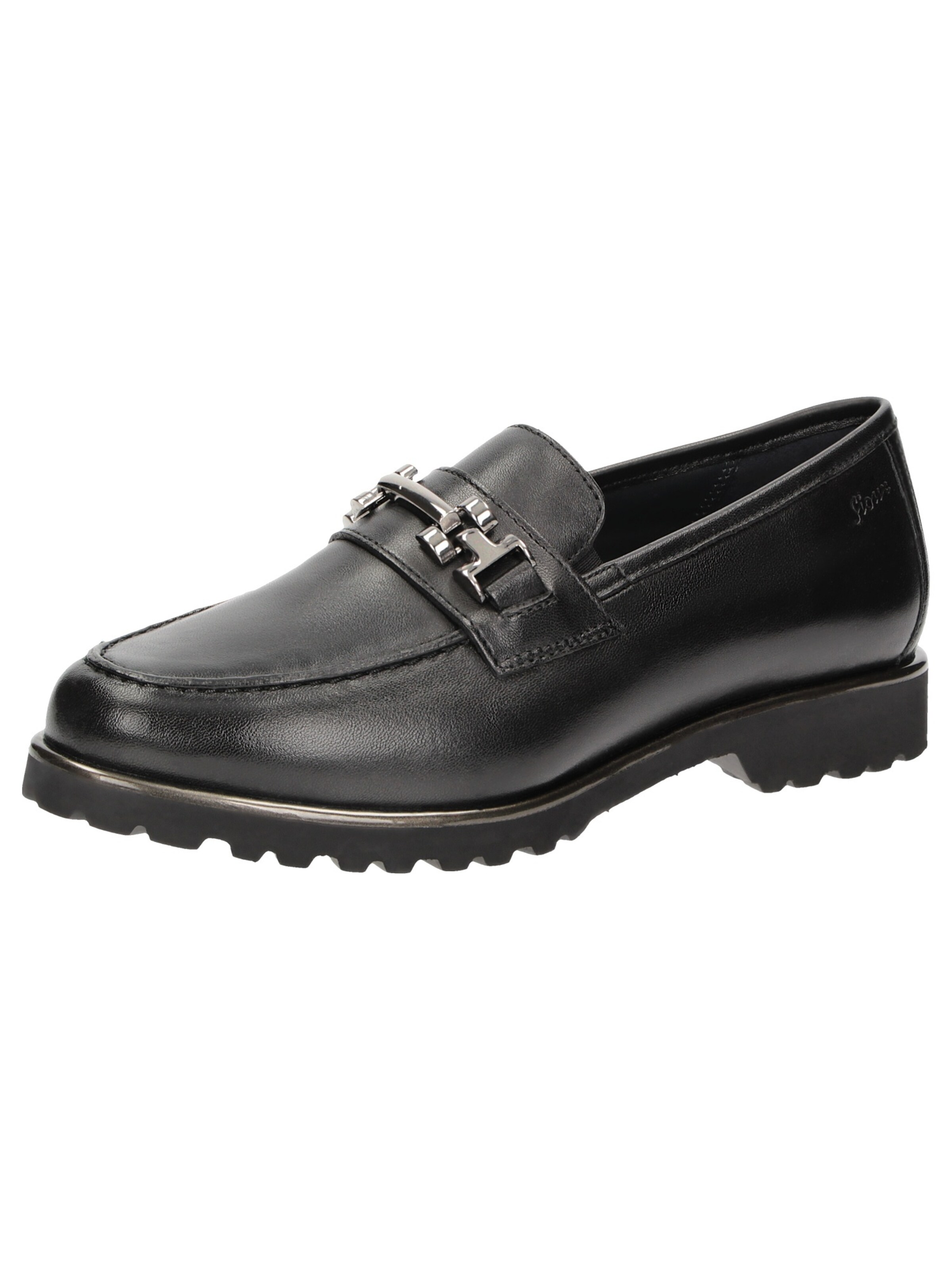 SIOUX Slipper in Schwarz: Vorderseite