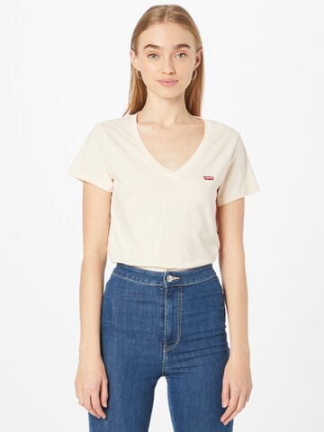 LEVI'S ® Shirt 'LSE Perfect Vneck' in Weiß: Vorderseite