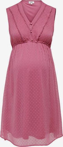 Robe Only Maternity en rose : devant