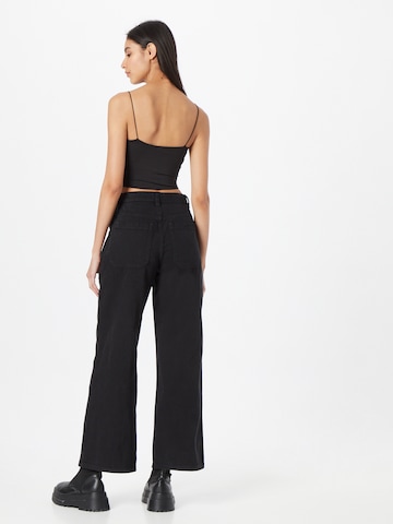 WEEKDAY Wide leg Jeans 'Onyx' in Black