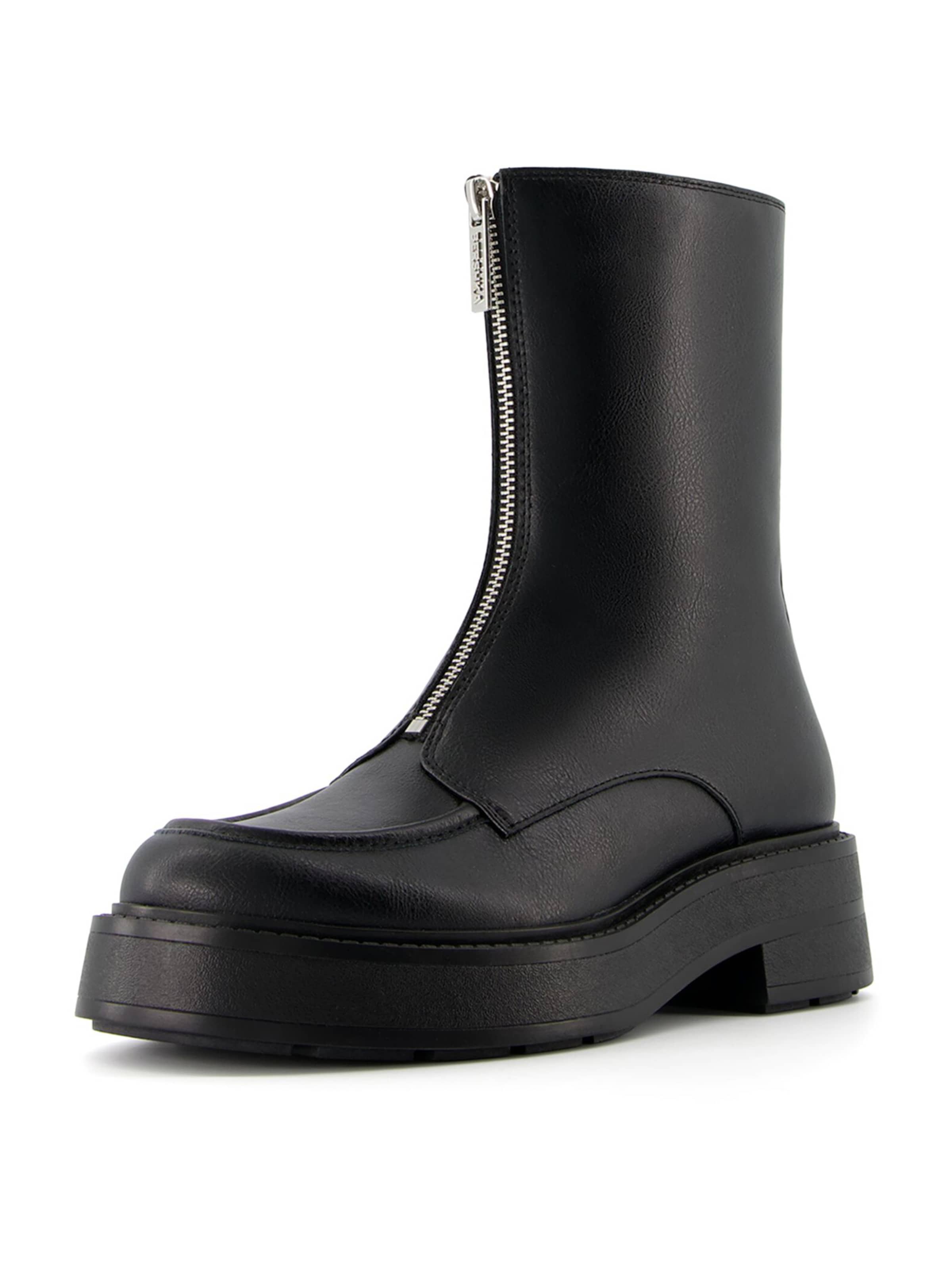 Bershka Rövid szárú csizmák - fekete: elől