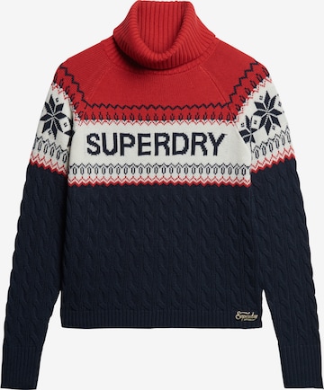 Pull-over 'Aspen' Superdry en rouge : devant