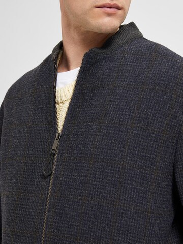 SELECTED HOMME Between-seasons coat 'Paris' in Blue