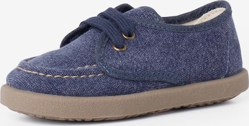 Scarpa bassa di Pisamonas in blu: frontale