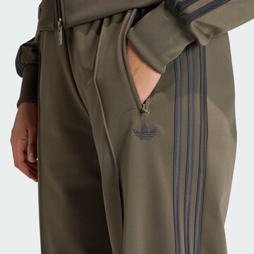 ADIDAS ORIGINALS Wide Leg Hose 'Firebird' in Braun