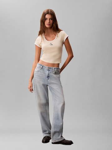 Calvin Klein Jeans Shirt in Beige