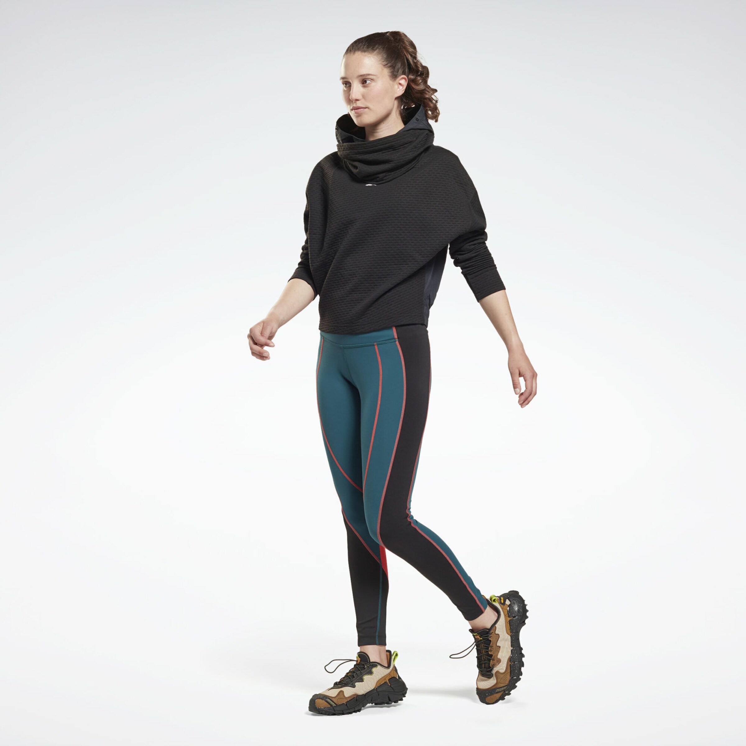 Frauen Sportarten Reebok Sport Sweatshirt in Schwarz - NG76852 Frauen Sportarten Reebok Sport Sweatshirt in Schwarz - NG76852