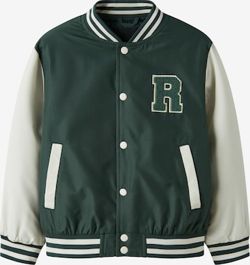 NAME IT Välikausitakki 'NKMMains' värissä vihreä: etupuoli