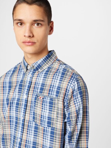 FQ1924 Regular fit Button Up Shirt 'Steven' in Blue