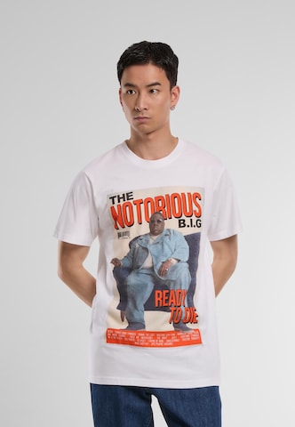 Mister Tee - Camiseta 'Biggie Magazine Cover' en blanco