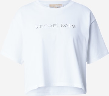 MICHAEL Michael Kors Póló 'EMBSSED' - fehér: elől