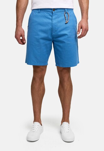 INDICODE JEANS Regular Chino 'Melio' in Blauw: voorkant