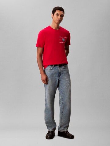 Calvin Klein Футболка в Красный