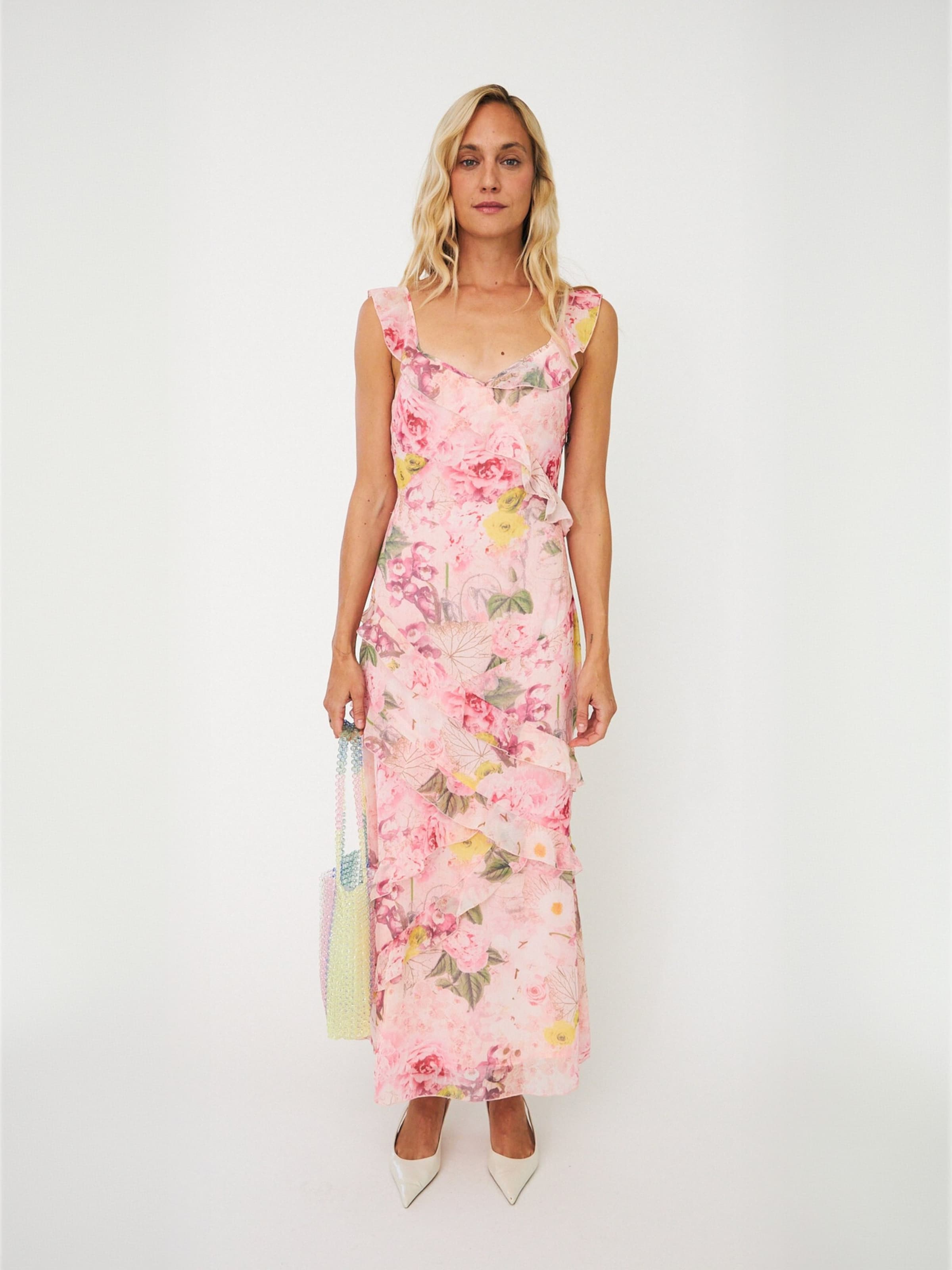 Rochie ' Levinecras ' de la Crās pe verde: față