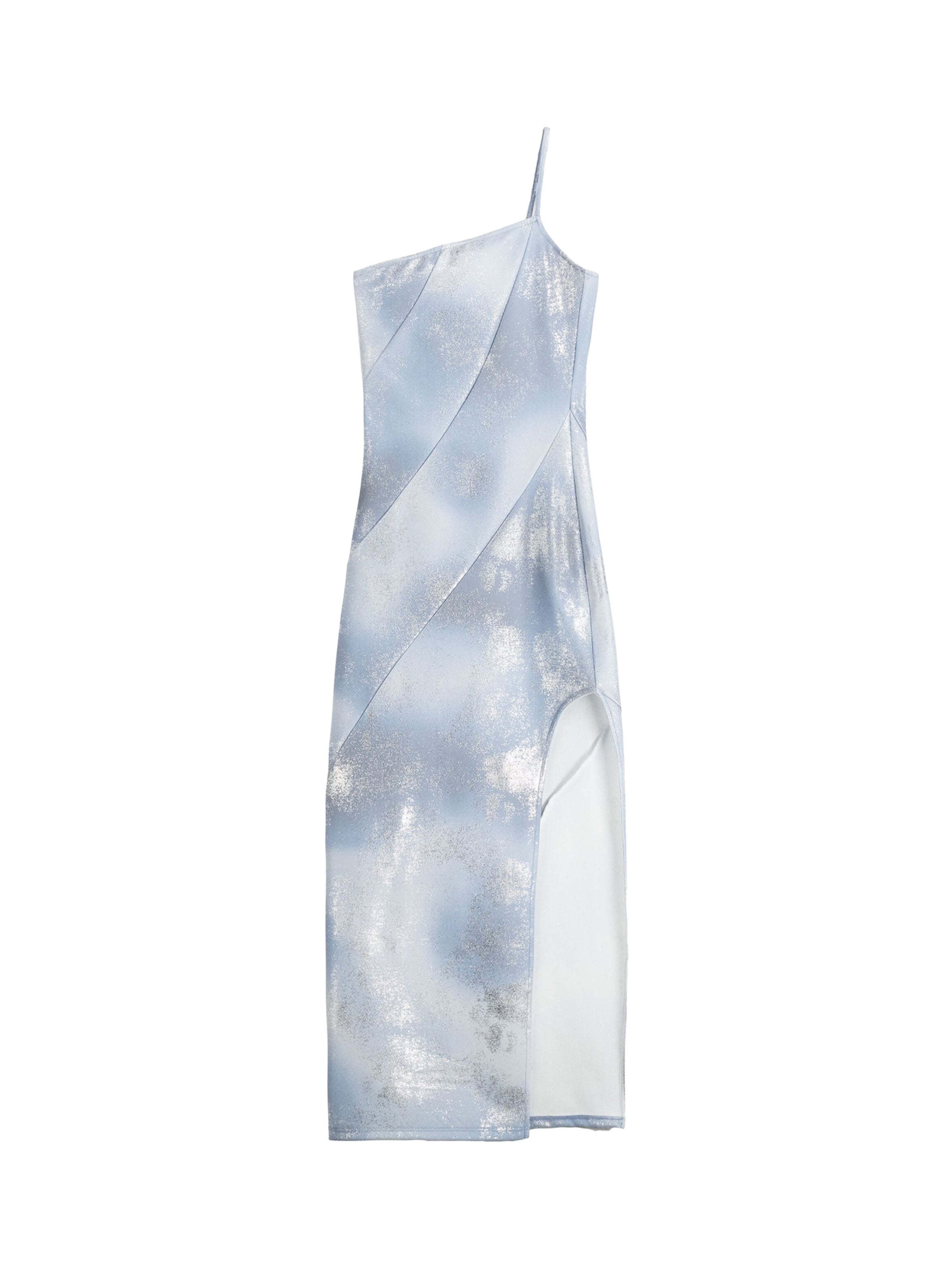 Bershka Šaty – modrá: přední strana