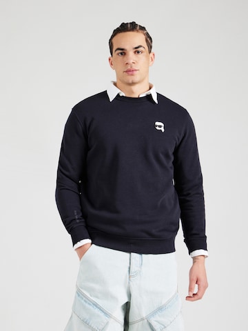 Karl Lagerfeld Sweatshirt i blå: framsida