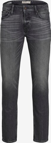 JACK & JONES Slimfit Jeans 'Tim Original' in Zwart: voorkant