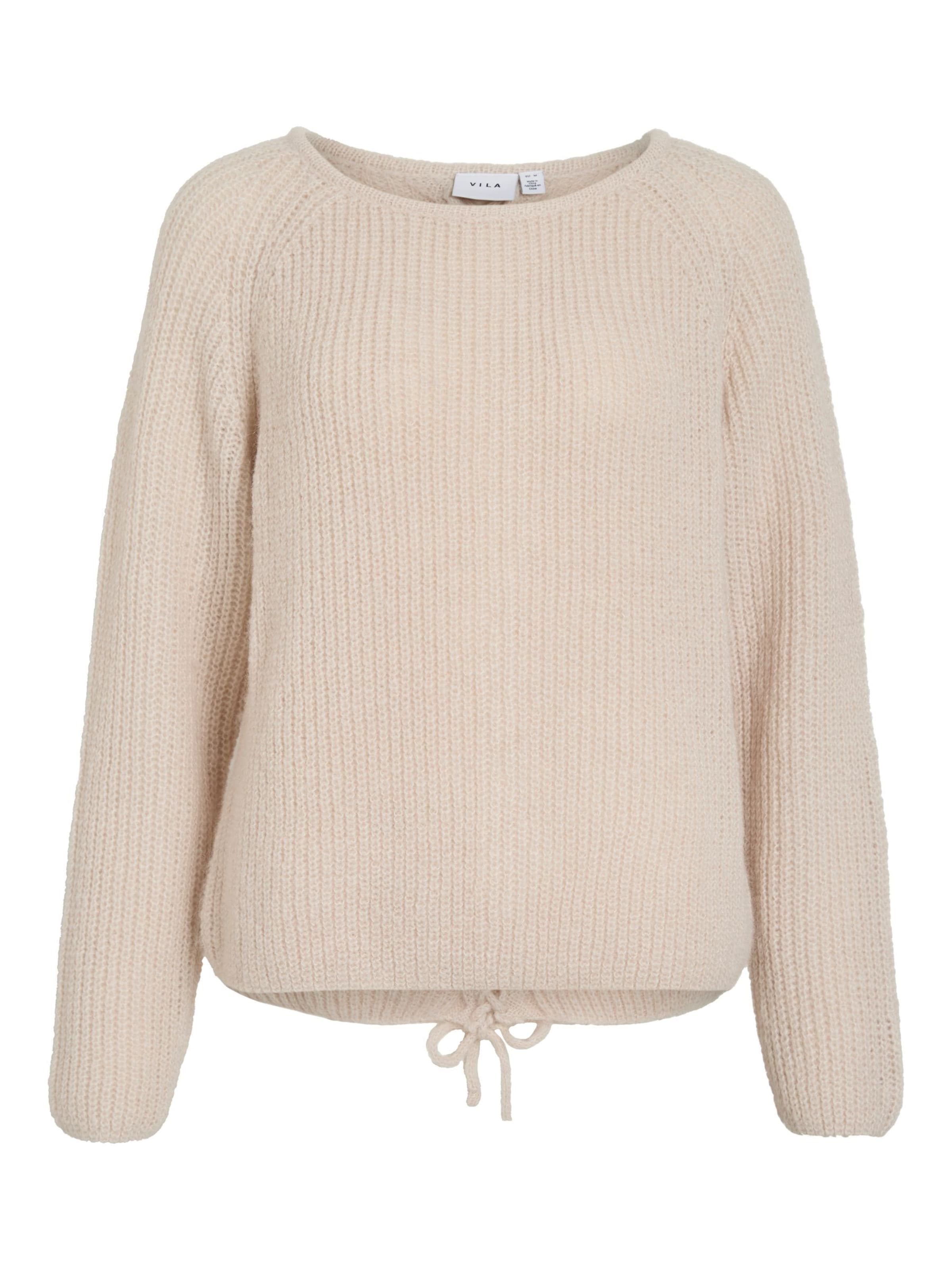 Pull-over 'VIChoca' VILA en beige : devant