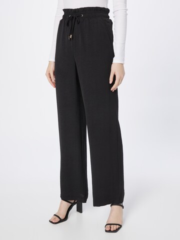 Wide leg Pantaloni di Dorothy Perkins in nero: frontale