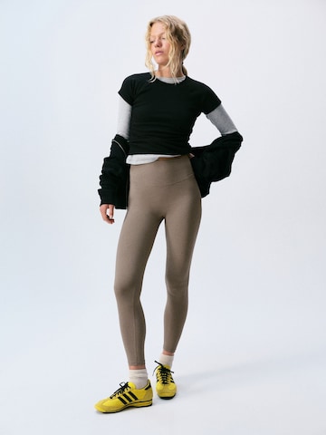 Skinny Leggings di self. in marrone