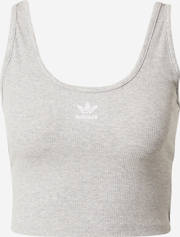 Top 'Essentials Rib' de la ADIDAS ORIGINALS pe gri: față