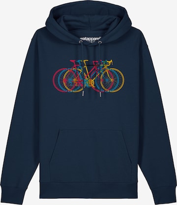 Sweat-shirt ' Fahrräder ' Watapparel en bleu : devant