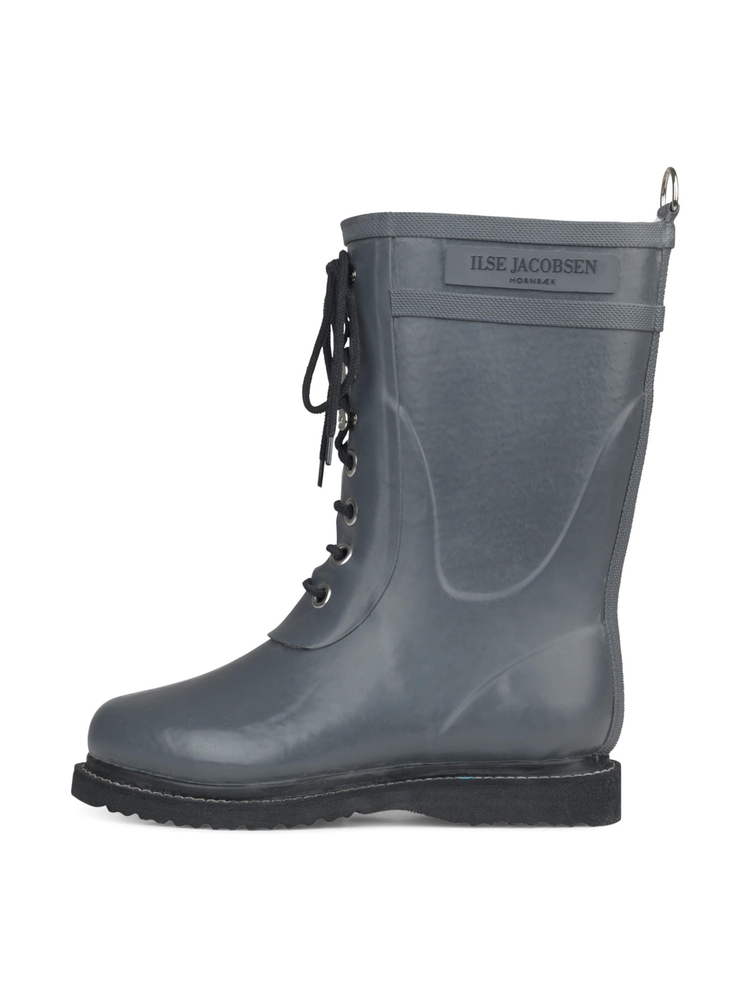 ILSE JACOBSEN Rubber boot in Grey: front