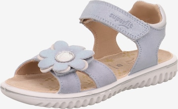 SUPERFIT Sandale 'SPARKLE' in Blau: Vorderseite