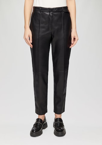 Regular Pantalon s.Oliver en noir : devant
