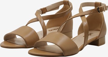 Usha Strap Sandals in Beige