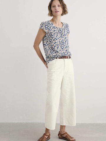 Seasalt Cornwall Bluse 'Garden Gate' in Blau