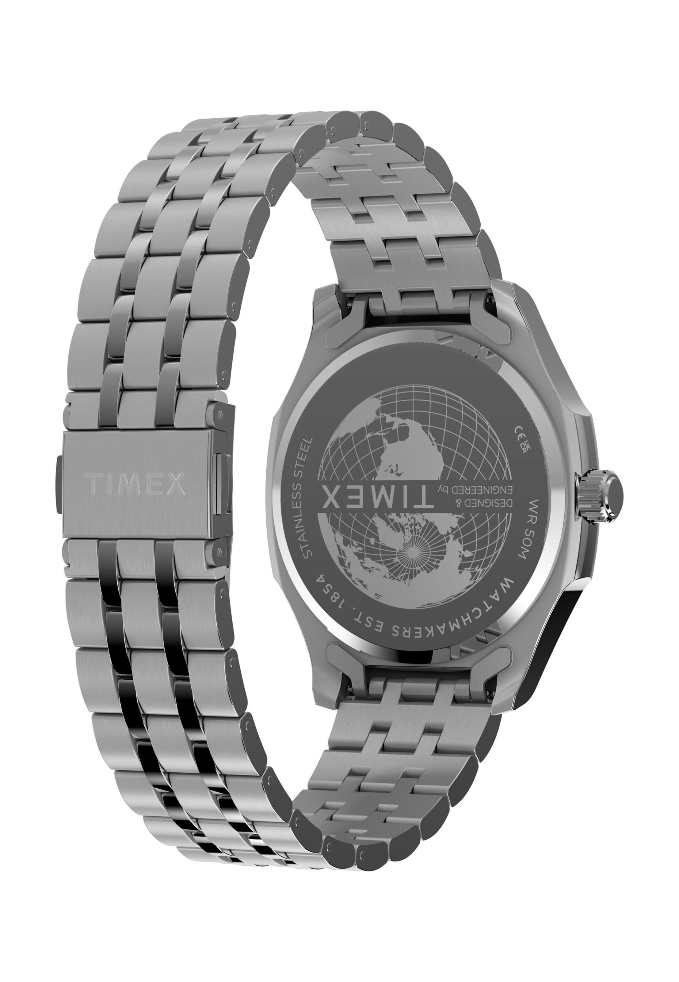 TIMEX Analoog horloge 'Marquee' in Zilver