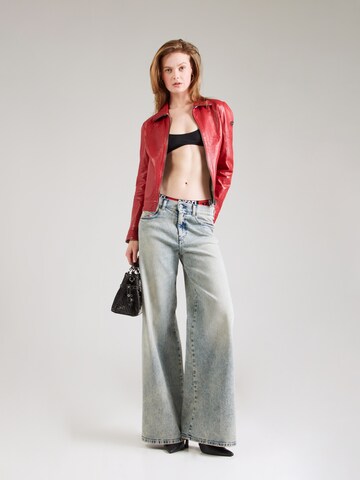 DIESEL Wide leg Jeans '1978 D-AKEMI' in Blauw