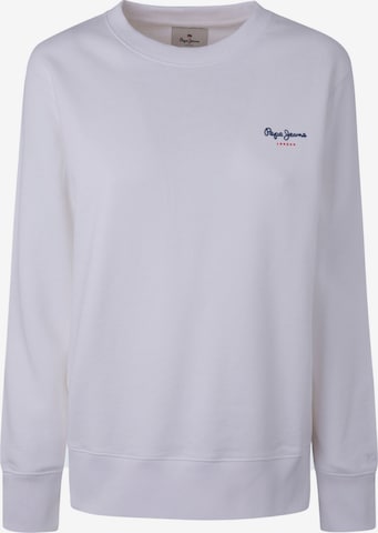 Pepe Jeans Sweatshirt 'Calista' in White: front