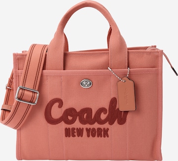 COACH - Bolso de mano en naranja: frente