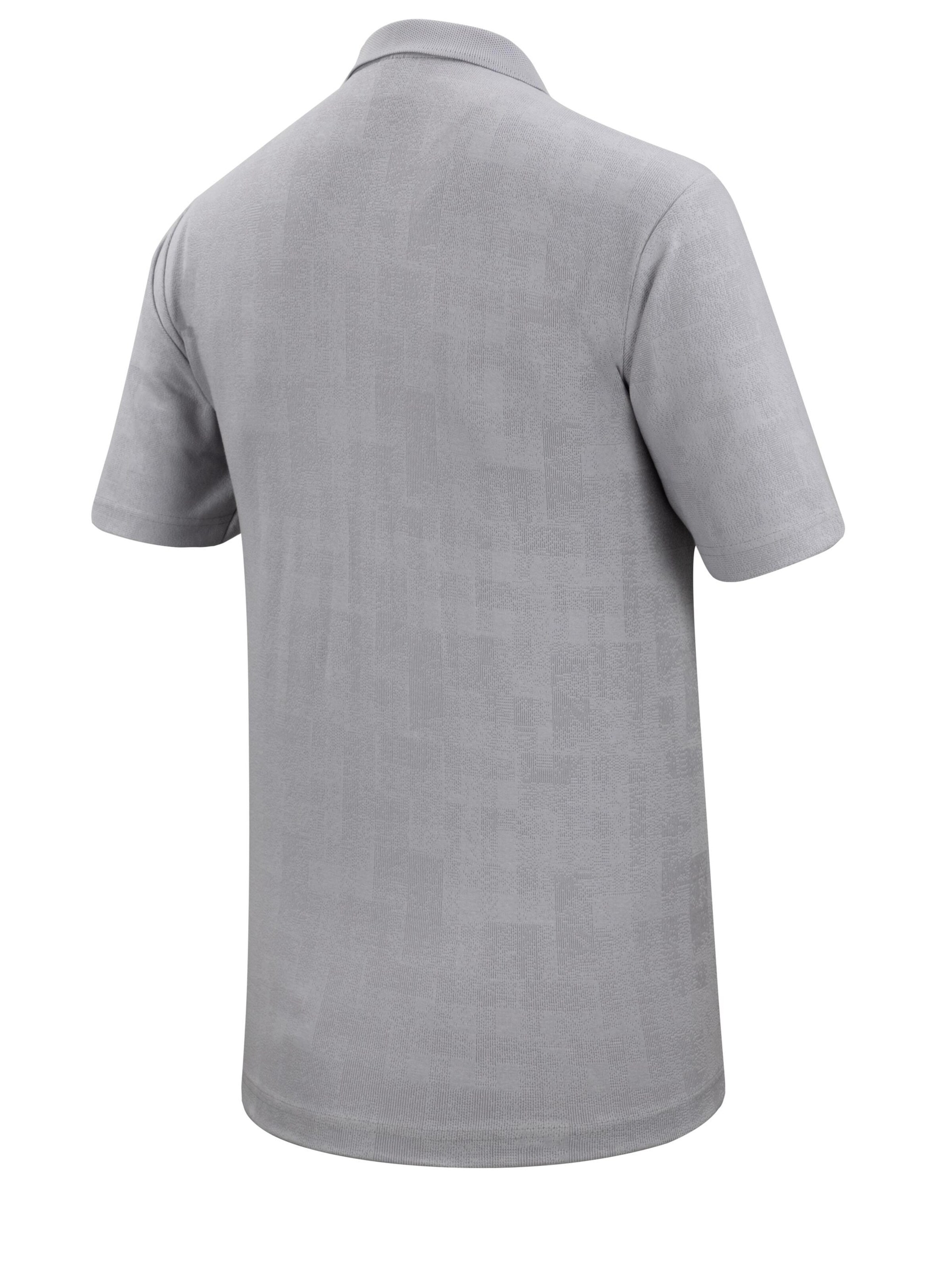 Cizgi Triko Shirt‌‌‌‌ in Grau