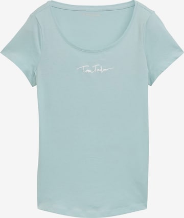 TOM TAILOR Shirt in Blue: front