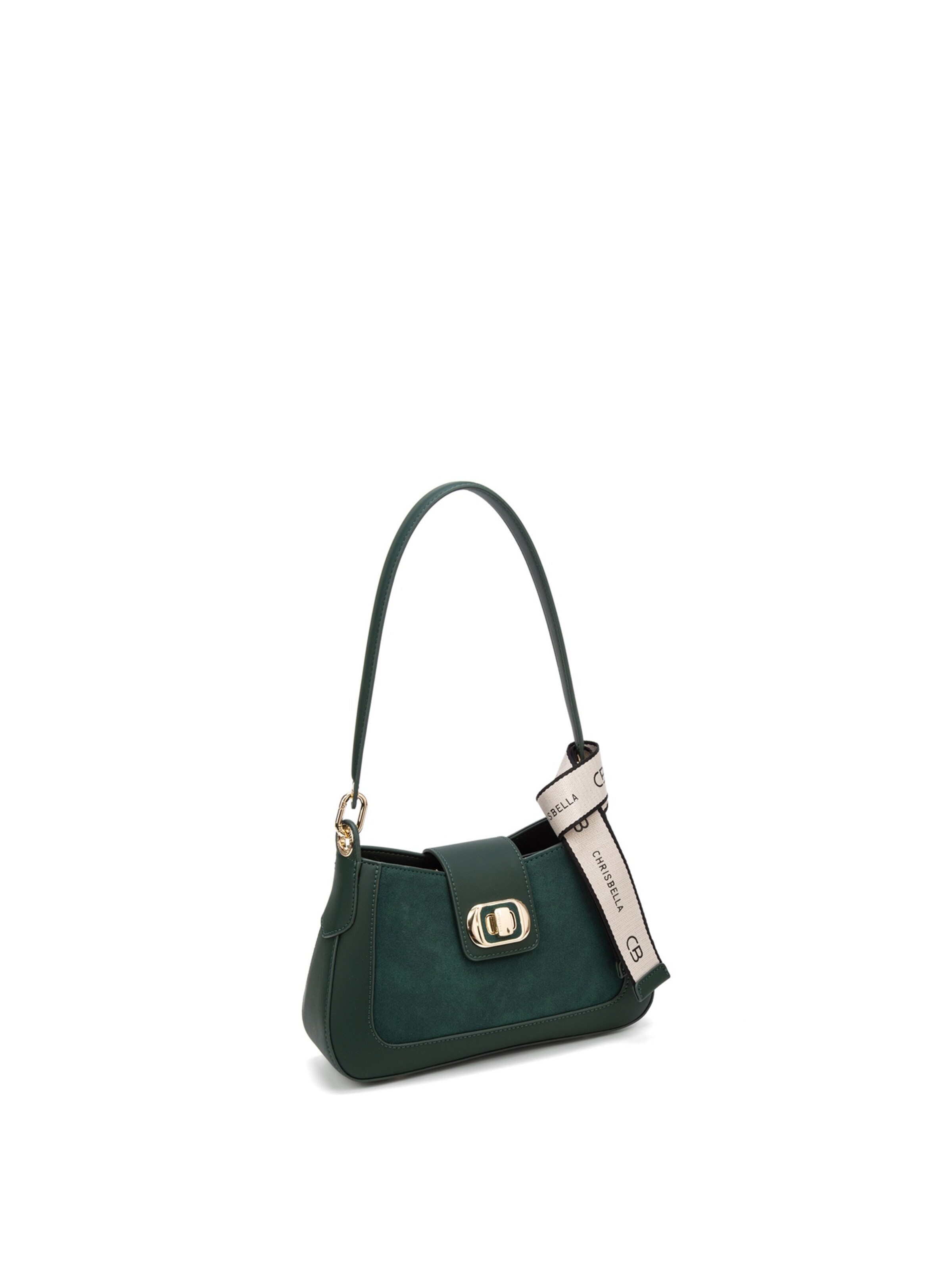 Chrisbella Shoulder Bag in Green: front