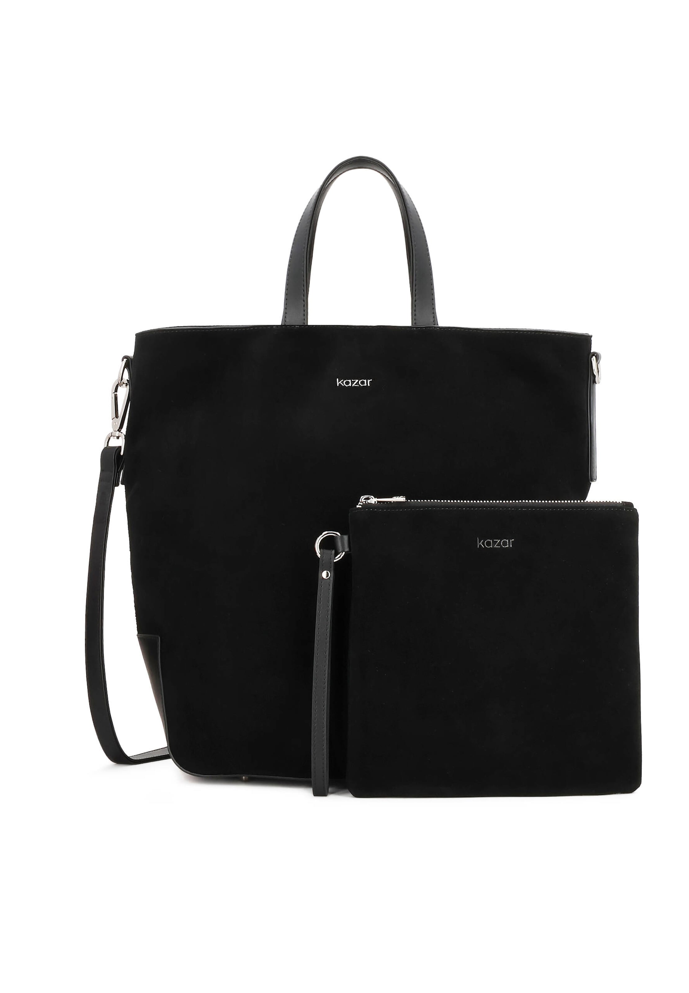 Kazar - Bolso de mano en negro: frente