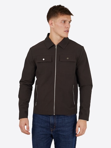 BRAVE SOUL Overgangsjakke i brun: forside