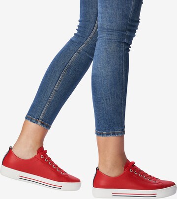 Sneaker bassa di REMONTE in rosso: frontale