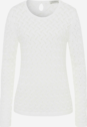 Uta Raasch Rundhals-Pullover in weiß, Produktansicht