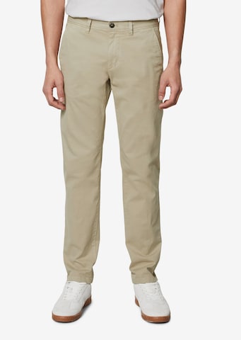Marc O'Polo Regular Chino Pants 'Stig' in Beige: front