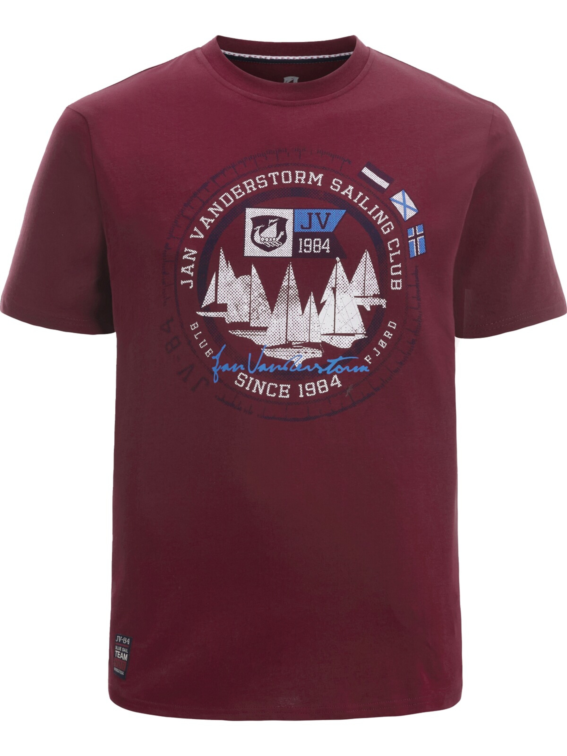 Jan Vanderstorm Shirt 'Terno' in Rot: Vorderseite