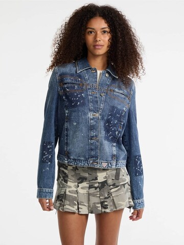 GUESS Between-Season Jacket in Blue: front