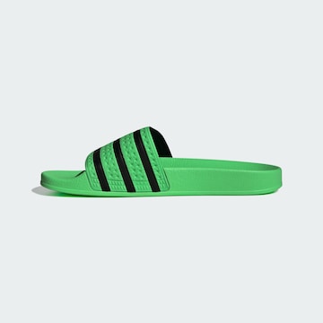Mule 'Adilette' ADIDAS ORIGINALS en vert