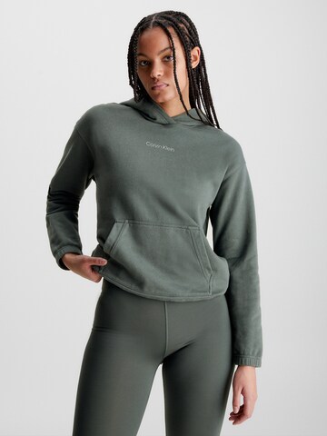 Calvin Klein Sport Athletic Sweatshirt in Green: front