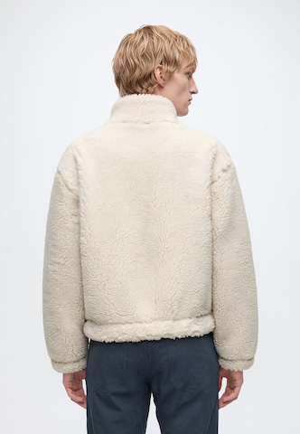 WEEKDAY Between-season jacket 'Pile' in White: back