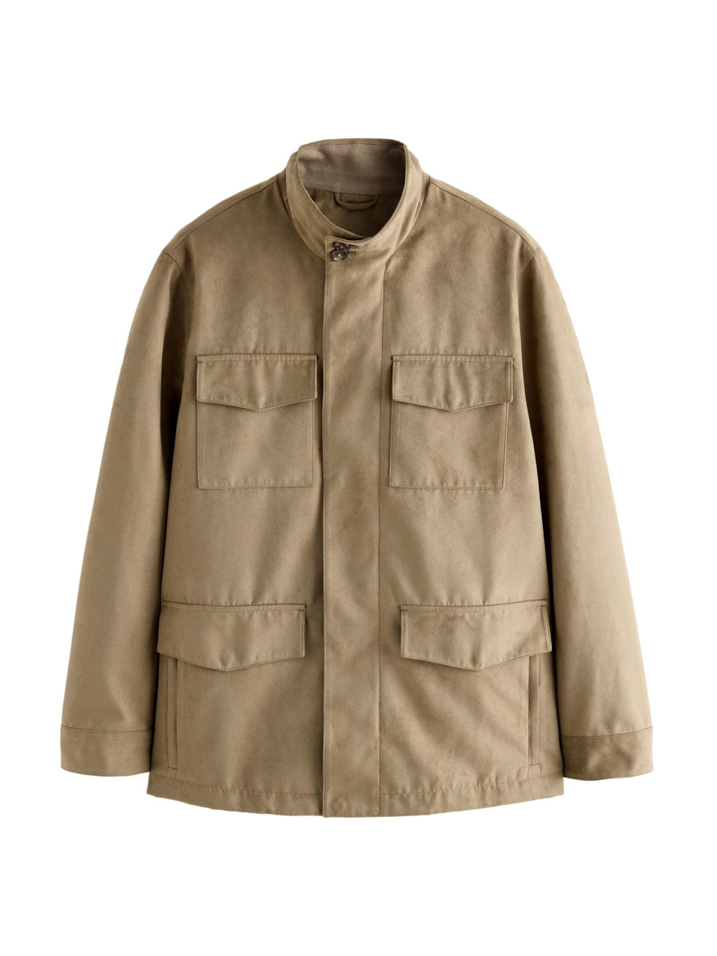 Next - Chaqueta de entretiempo en marrón: frente