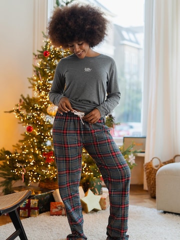 Pyjama 'Christmas' Happy Shorts en gris